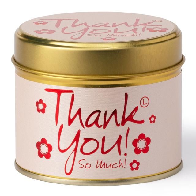 Lily-Flame Thank You Candle Tin