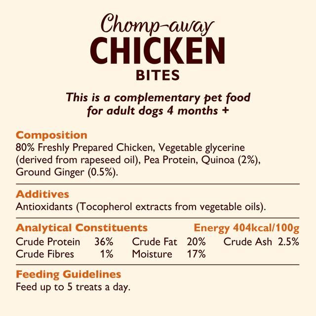 Lily's Kitchen Chomp-away Chicken Bites for Dogs 70g