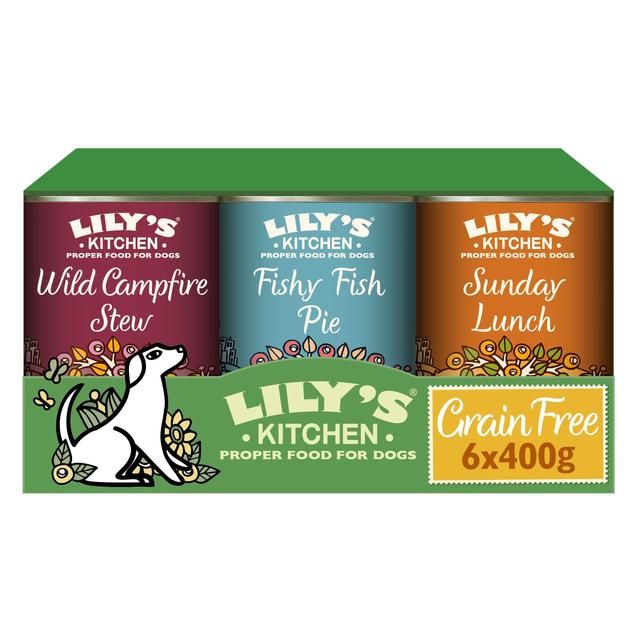 Lily's Kitchen Grain-Free Recipes for Dogs Multipack 6 x 400g
