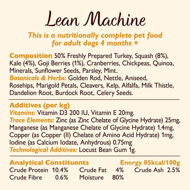 Lily's Kitchen Lean Machine Tray for Dogs 150g