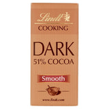Lindt Dark Cooking Chocolate 51% Cocoa Smooth