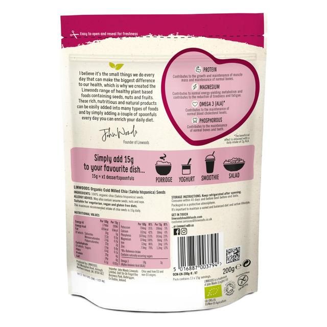 Linwoods Milled Chia Seeds 200g