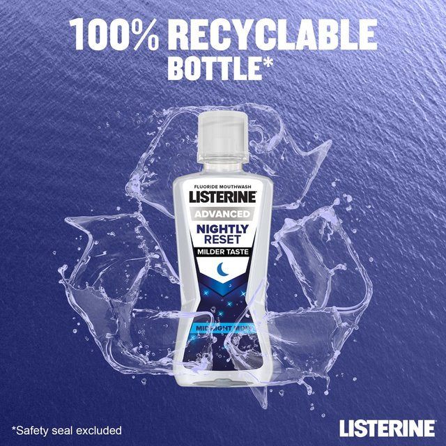 Listerine Nightly Reset Midnight Mint Mouthwash 400ml