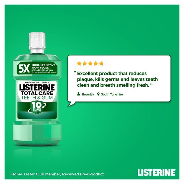 Listerine Teeth & Gum Defence Mouthwash Fresh Mint 500ml
