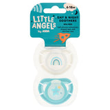 LITTLE ANGELS by ASDA Day & Night Soothers 6-18m