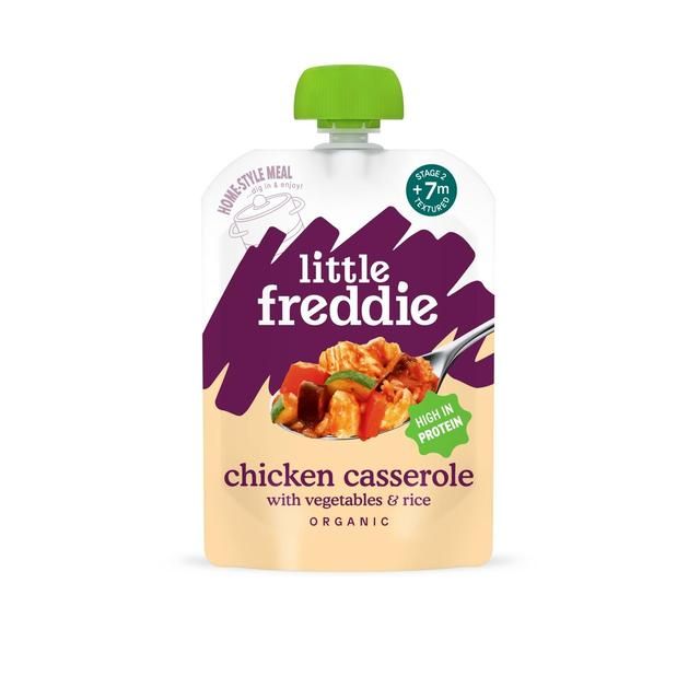 Little Freddie Chicken & Rice Casserole Organic Baby Food 130g