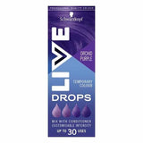 LIVE Drops Semi-Permanent Orchid Purple Hair Dye 30ml