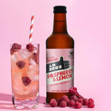 Lo Bros Kombucha Raspberry & Lemon Low Sugar 330ml