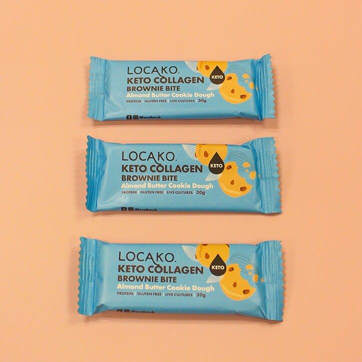 Locako Keto Collagen Brownie Bite Peanut Butter Jelly 30g