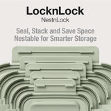 LocknLock NestnLock Green Container Set 5pce