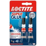 Loctite Super Glue Liquid 2x3g   2 x 1 per pack