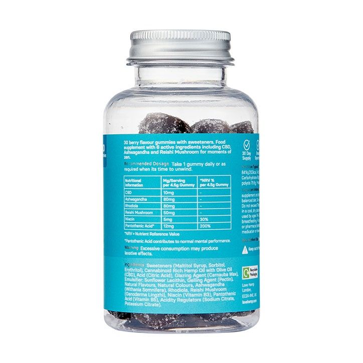 Love Hemp Stay Calm 300mg CBD Cold Press 60 Capsules