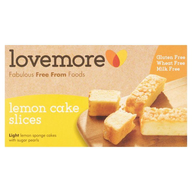 Lovemore Gluten Free Lemon Cake Slices 5 per pack