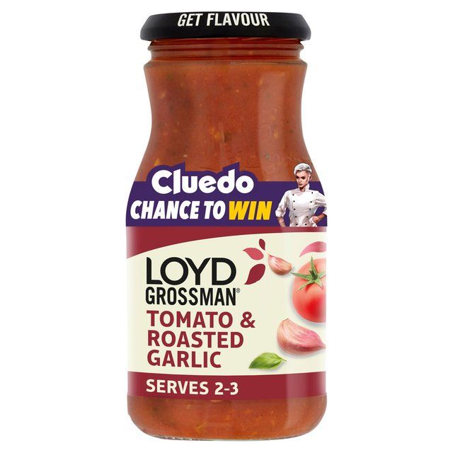 Loyd Grossman Tomato & Roasted Garlic Pasta Sauce   350g