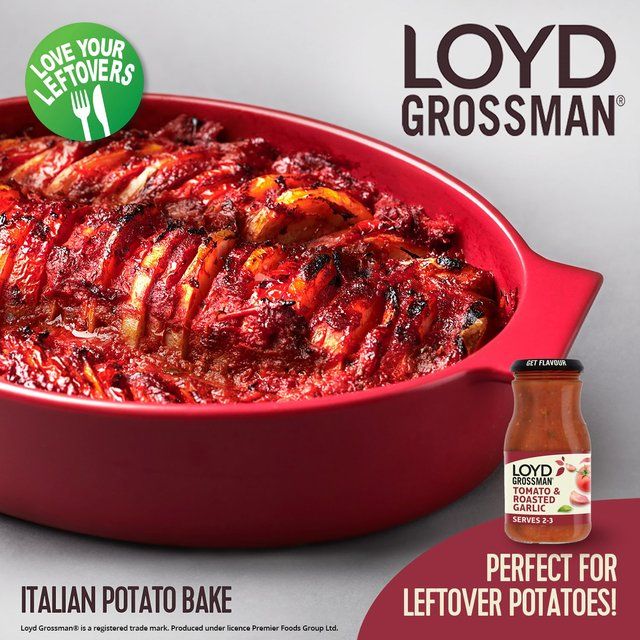 Loyd Grossman Tomato & Roasted Garlic Pasta Sauce   350g