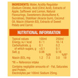 Lucozade Sport Drink Zero Sugar Orange & Peach   4 x 500ml