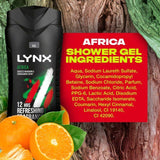 Lynx Africa Body Wash Shower Gel 500ml