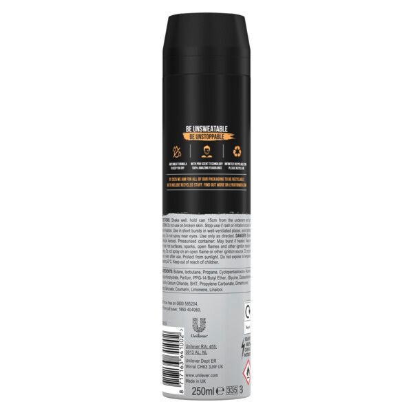 Lynx Antiperspirant Deodorant Aerosol Dark Temptation 250ml
