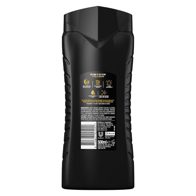 Lynx Black Body Wash Shower Gel 500ml