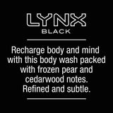 Lynx Black Body Wash Shower Gel 500ml