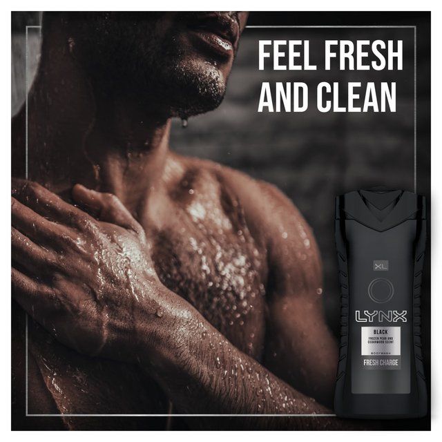 Lynx Black Body Wash Shower Gel 500ml