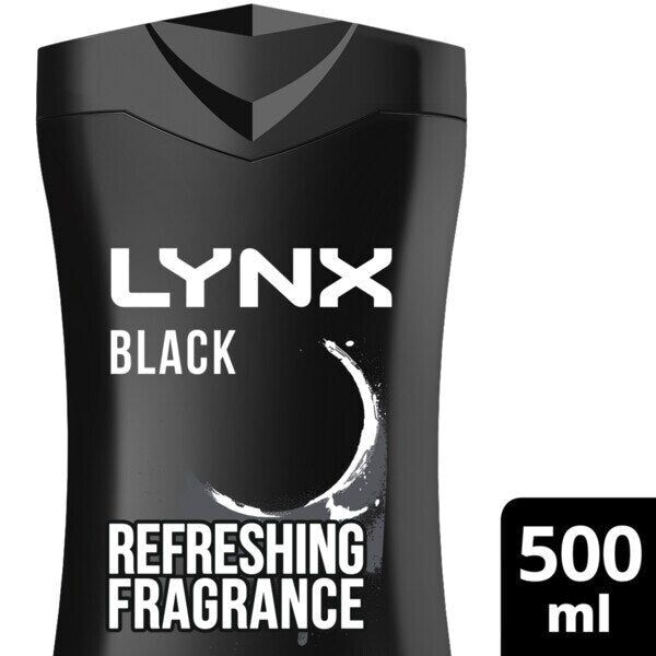 Lynx Bodywash Shower Gel Black 500ml