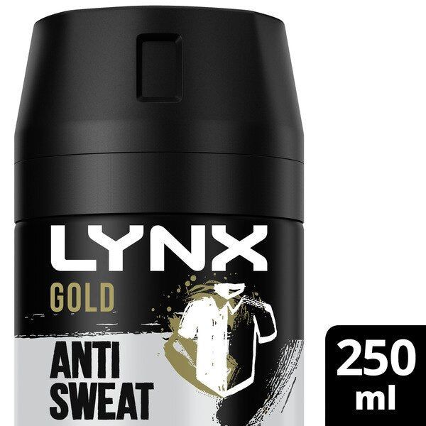 Lynx Deodorant Bodyspray Aerosol Gold 150ml 250ML