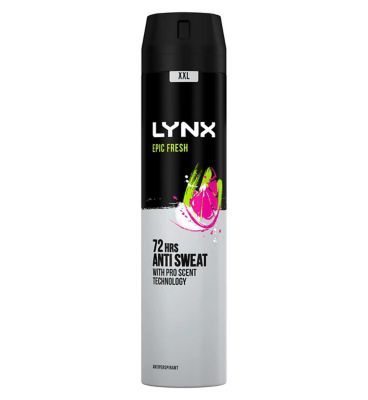 Lynx Epic Fresh Grapefruit & Tropical Pineapple Scent Antiperspirant Deodorant for Men 250ml