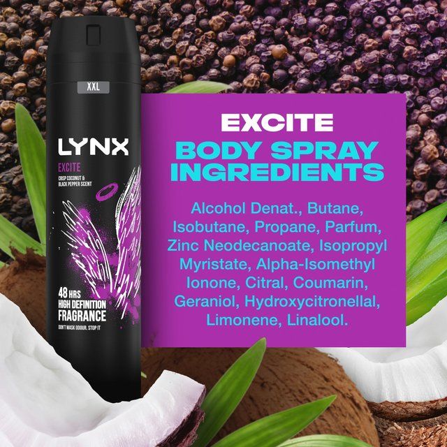 Lynx Excite Deodorant Bodyspray 250ml