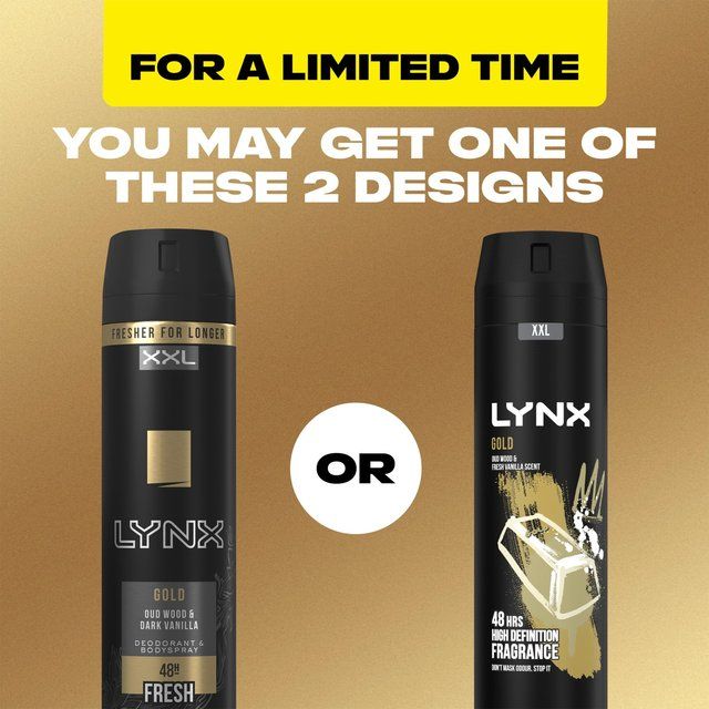 Lynx Gold Deodorant Bodyspray 250ml