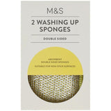 M&S 2 Washing Up Sponges 2 per pack