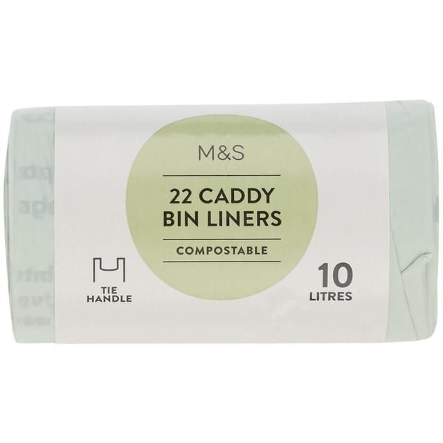M&S 22 Caddy Bin Liners 10L 22 per pack