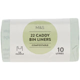 M&S 22 Caddy Bin Liners 10L 22 per pack