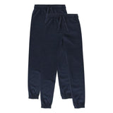 M&S 2pk Regular Fit School Joggers 4-10 Years Navy