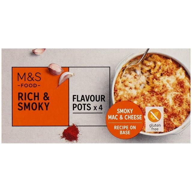 M&S 4 Rich & Smoky Flavour Pots 96g