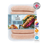 M&S 6 Posh Dog Pork Sausages with Smoky Seasoning 600g