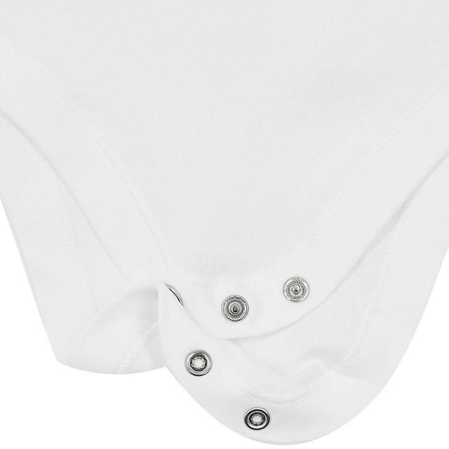 M&S Baby Cotton Long Sleeve Bodysuits 7 Pack White