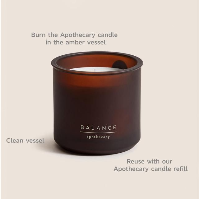 M&S Balance Refillable Candle one size Amber