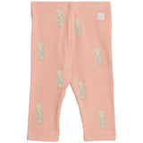 M&S Bear Leggings Newborn Apricot Mix