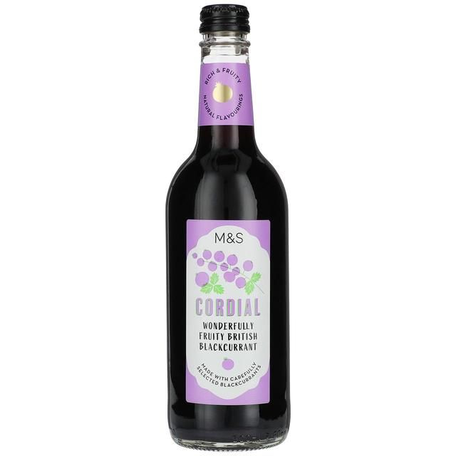 M&S Blackcurrant Cordial 500ml