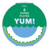 M&S Blue Paper Party Plates 8 per pack