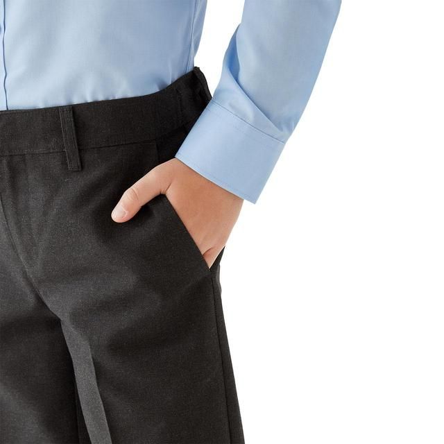 M&S Boys 2Pk Slim Leg School Trousers 4-5 Y   2 per pack