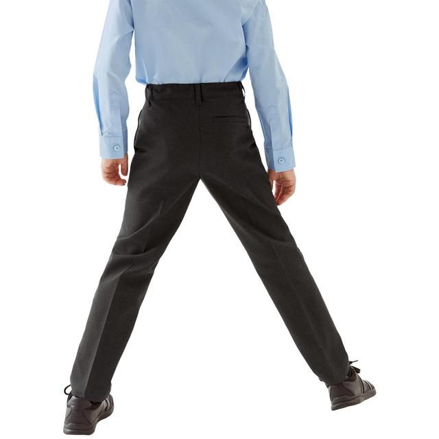 M&S Boys 2Pk Slim Leg School Trousers 4-5 Y   2 per pack