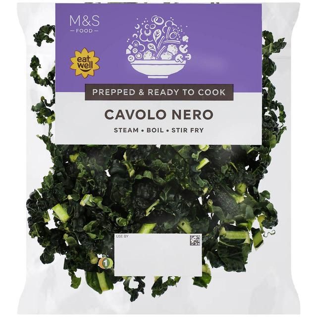 M&S Cavolo Nero Washed & Ready to Cook 125g