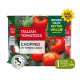 M&S Chopped Italian Tomatoes   4 x 400g