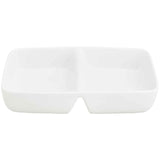M&S Collection Ceramic Divided Vegetable Serving Dish White