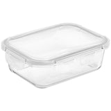 M&S Collection Medium Glass Fridge Storage Container One Size Grey