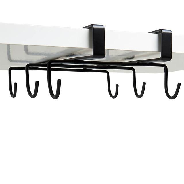 M&S Collection Wire Under Shelf Cup Rack One Size Black