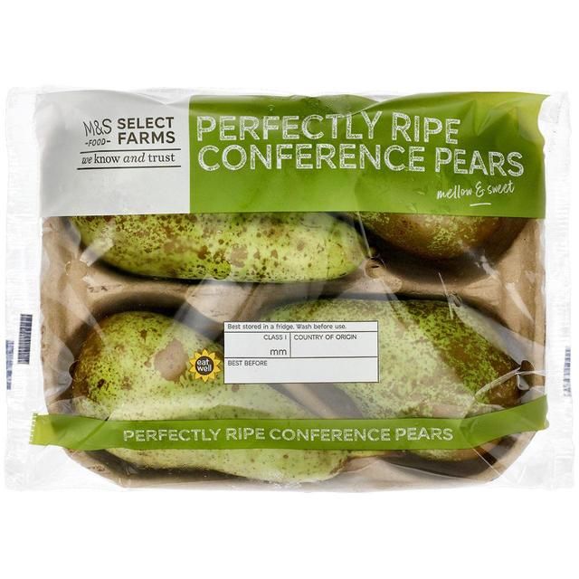 M&S Conference Pears Perfectly Ripe 4 per pack