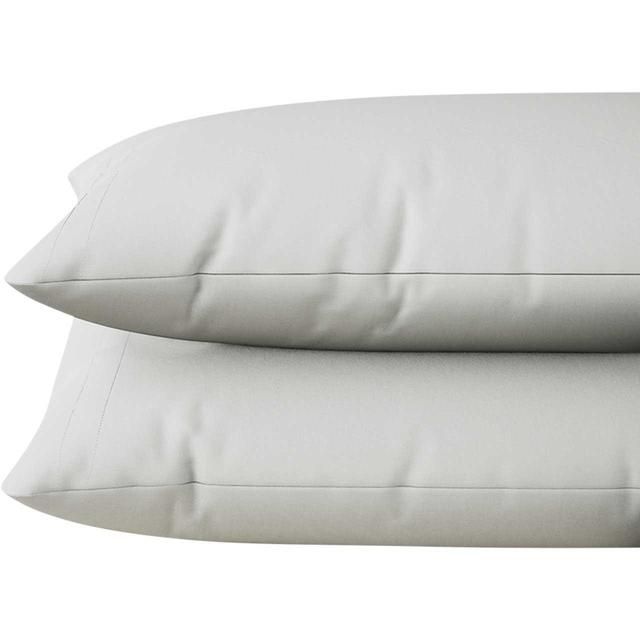 M&S Cotton Rich Pillowcases Silver Grey 2 per pack